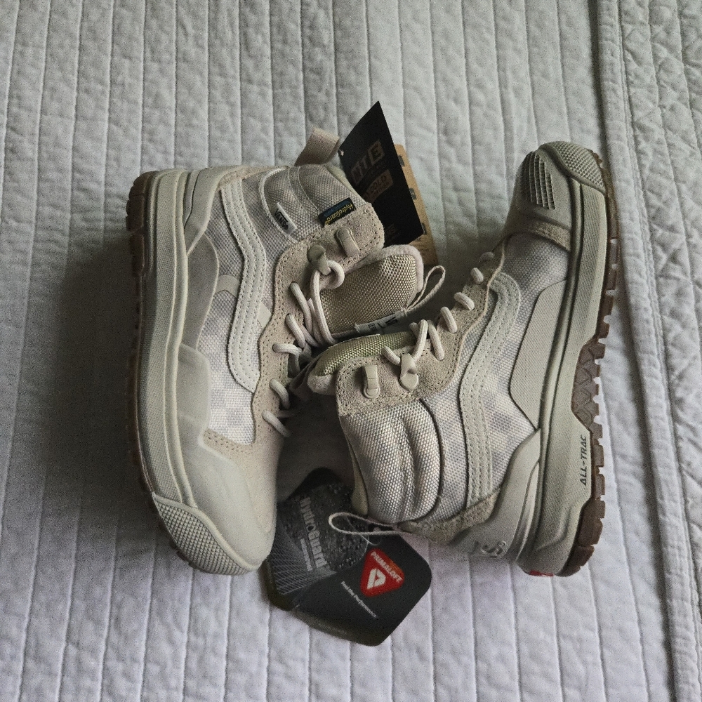 Vans Ultrarange Exo Hi Mte 2 Women Size 5 Checkerboard Birch Tan 012026 - Picture 6 of 10